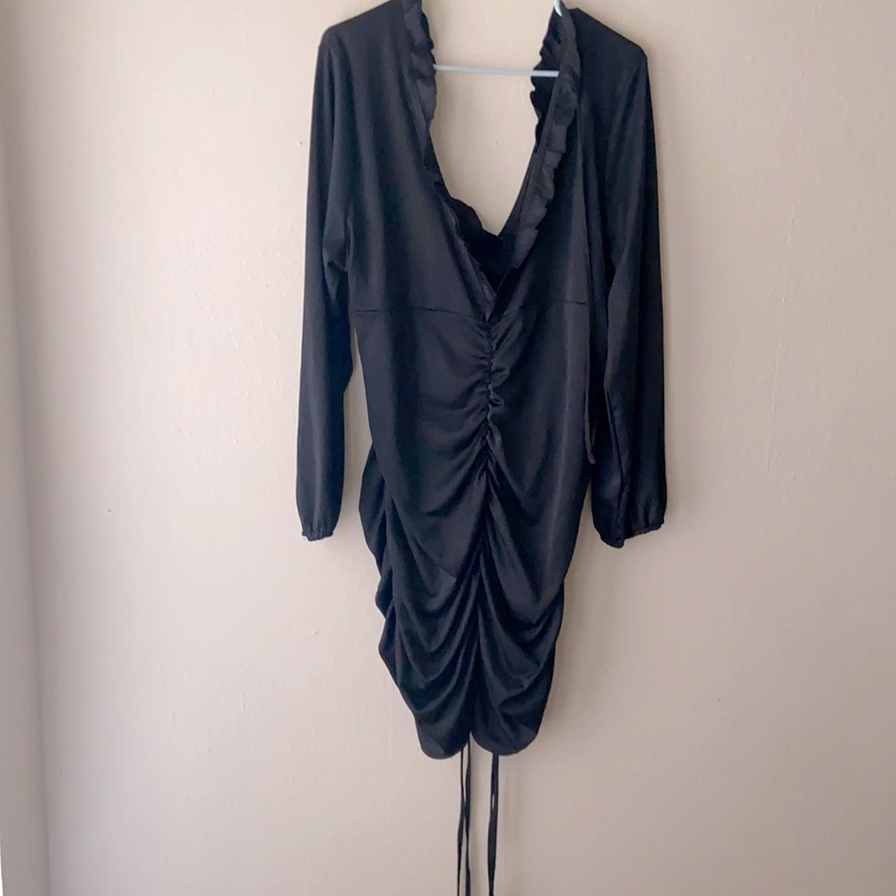 Plus Size Drawstring Bodycon Dress - Picture 5 of 7